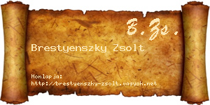 Brestyenszky Zsolt névjegykártya