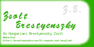 zsolt brestyenszky business card